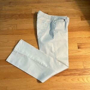 Chico’s Embellished Light Beige Pants Size 0